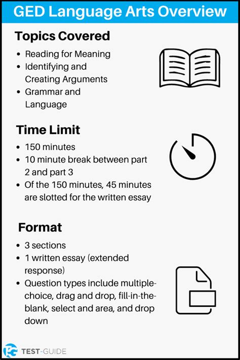 The <b>GED</b> <b>Language</b> Test is 150 minutes long and has about 53 questions from 3 main categories: Grammar, Reading, and Writing. . How to pass ged language arts